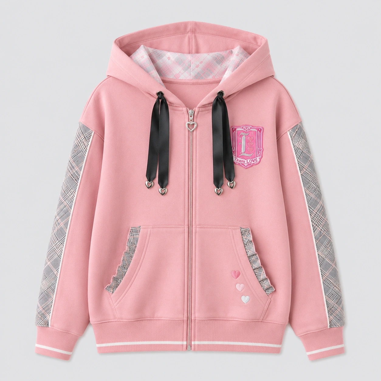 Team Love Ribbon Hoodie